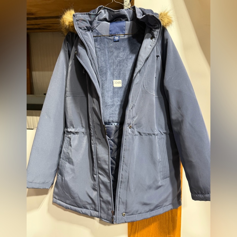 ##3355-Basic Editions Blue Fleece Jacket
